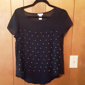 EUC. Cache studded top size medium